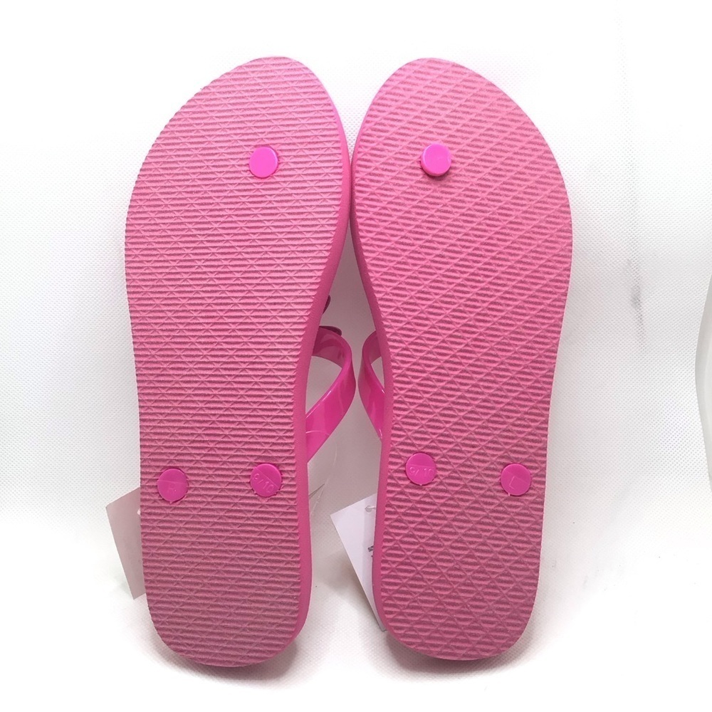 Aloha Island Womens Pink Rhinestone Starfish Thong Summer Flip flop Sandal - Picture 9 of 9